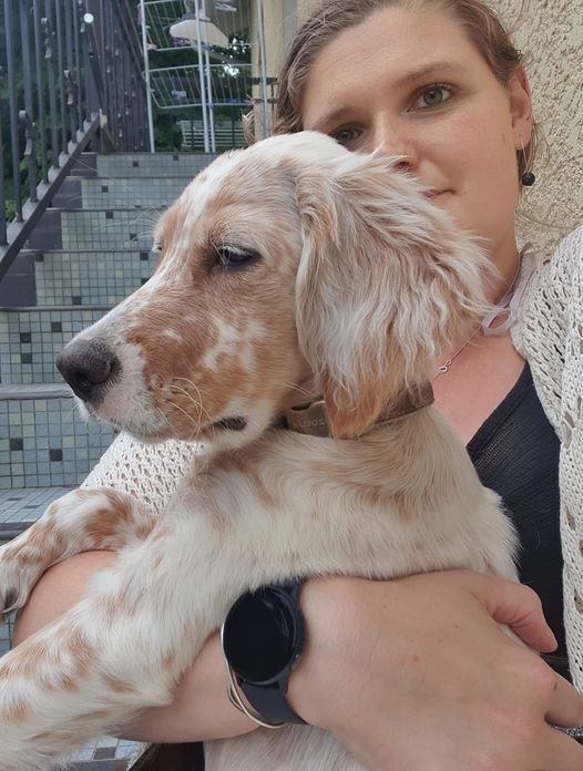 Natacha avec Charlie en garde familiale
